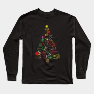 Merry Xmas T-Shirt Christmas Tree Long Sleeve T-Shirt